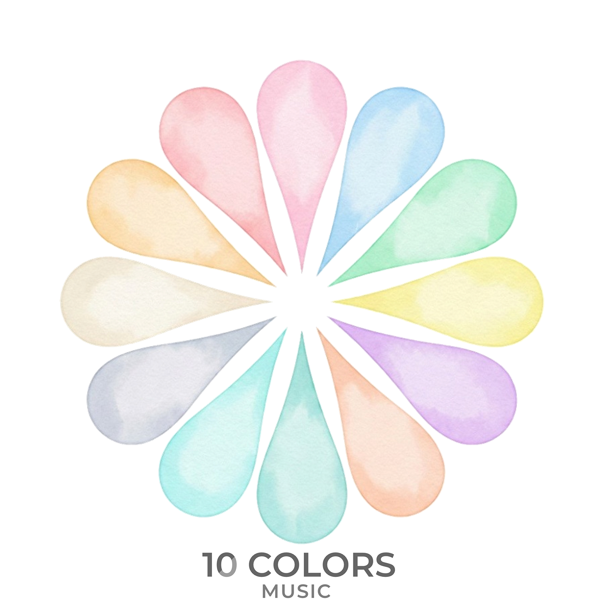 10 COLORS MUSIC Logo